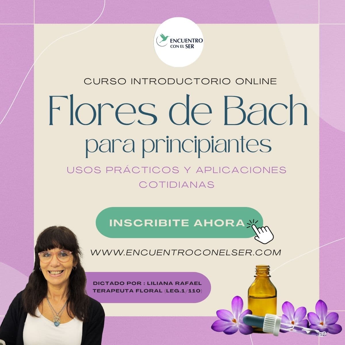 imagen Curso introductorio: Flores de Bach para principiantes